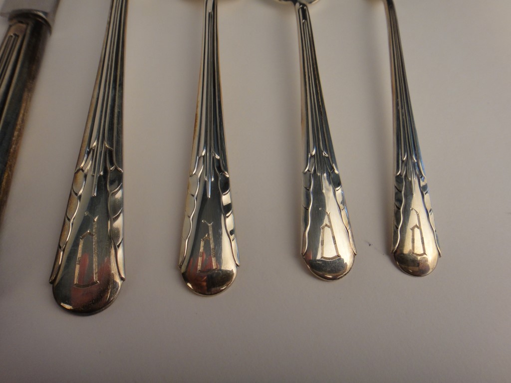 1929 "Orchid" Sterling Silver Flatware by International Sterling