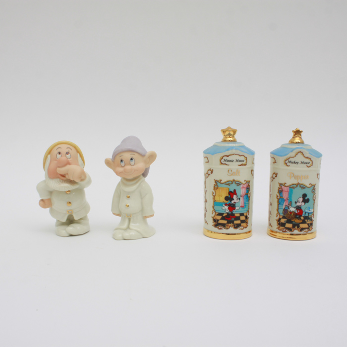 Lenox Disney Collection Salt and Pepper Shakers