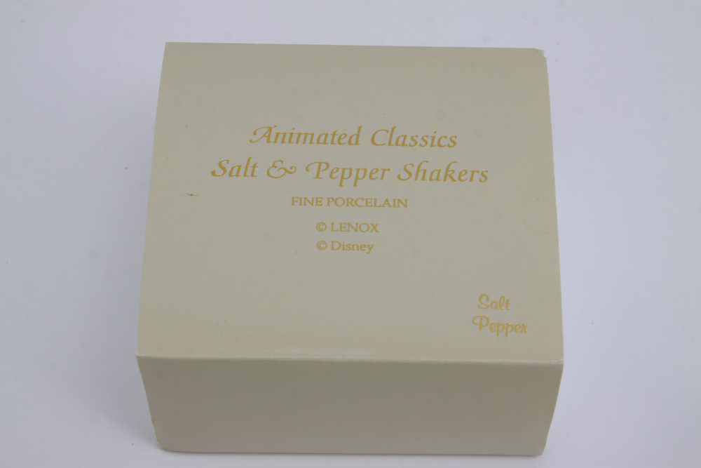 Lenox Disney Collection Salt and Pepper Shakers
