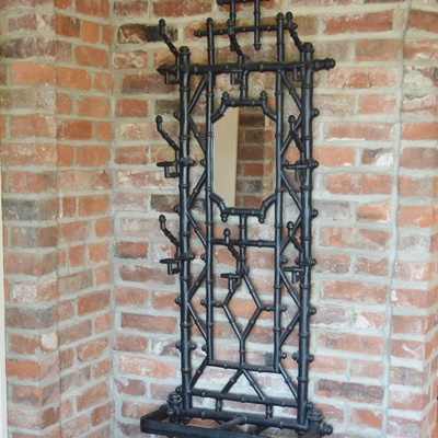 Metal Bamboo Style Hall Tree