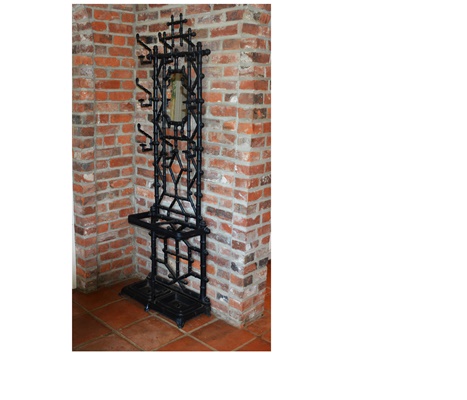 Metal Bamboo Style Hall Tree