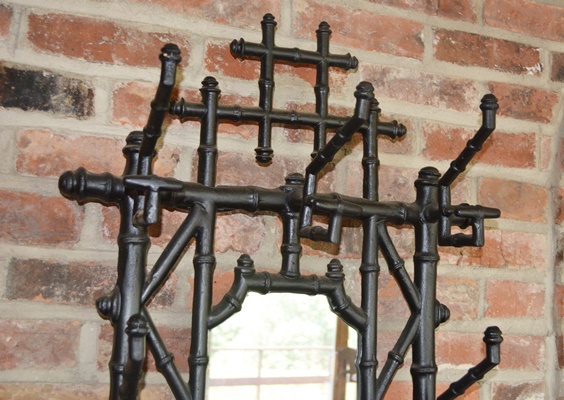 Metal Bamboo Style Hall Tree