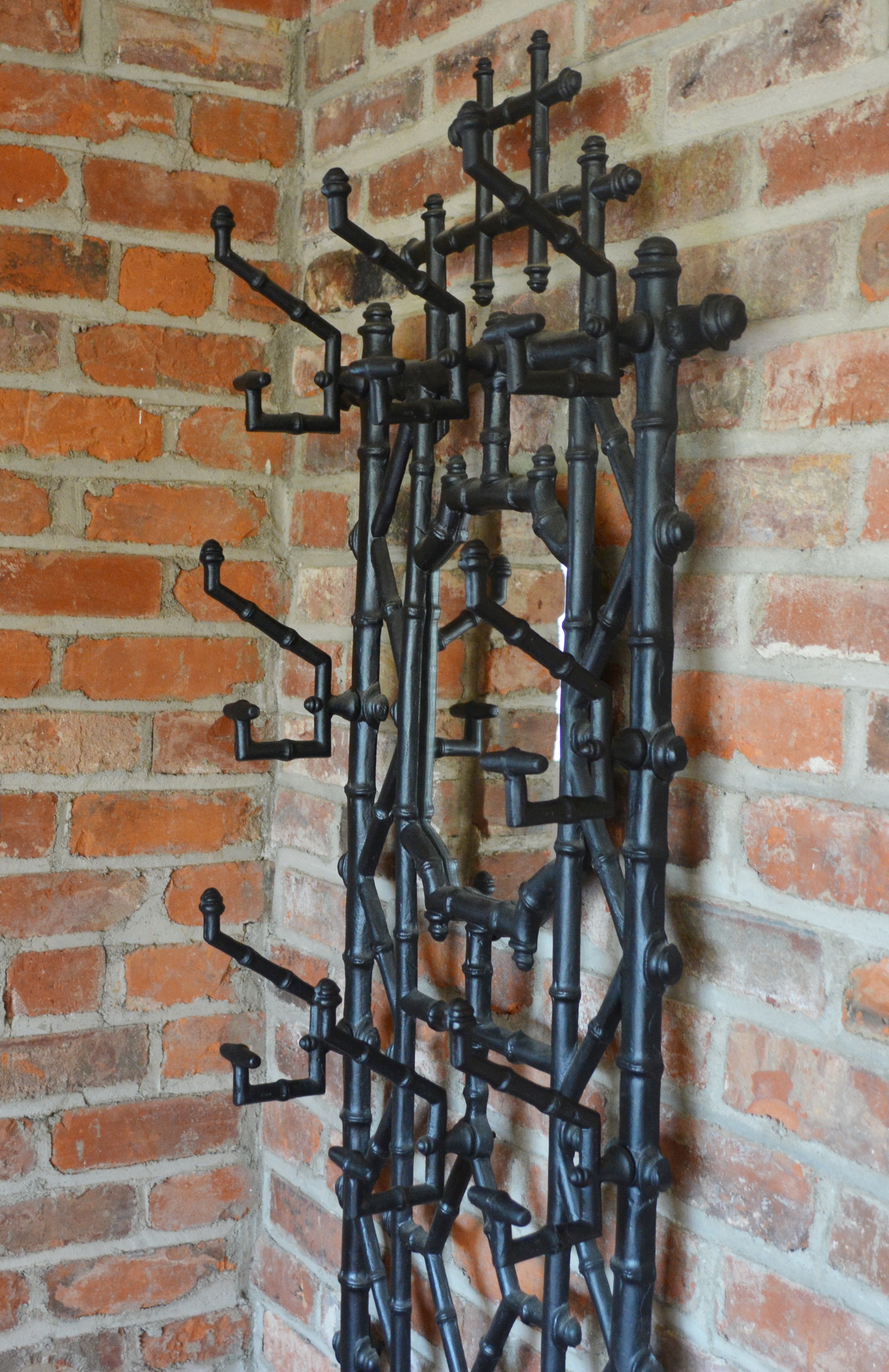 Metal Bamboo Style Hall Tree