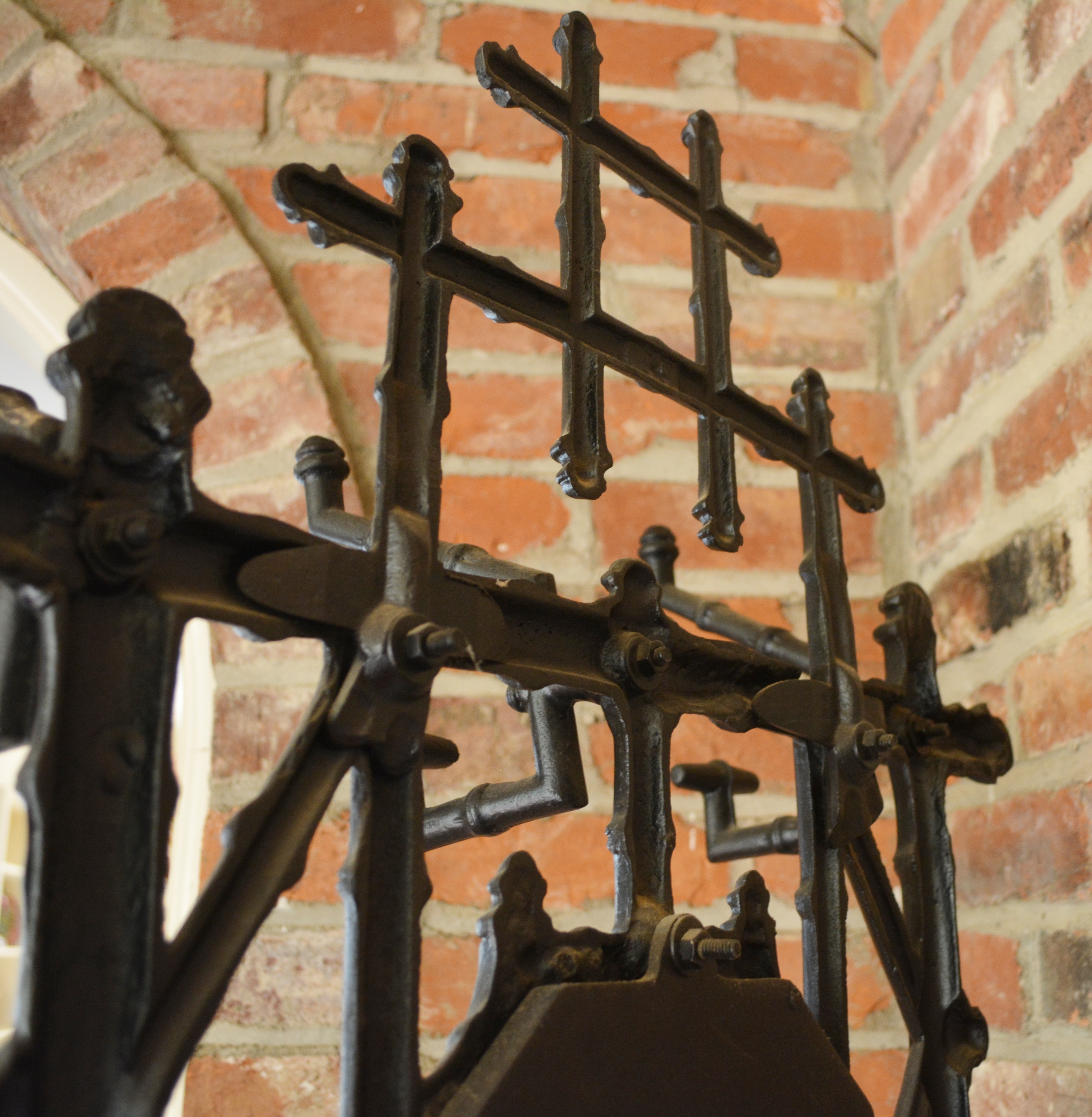 Metal Bamboo Style Hall Tree