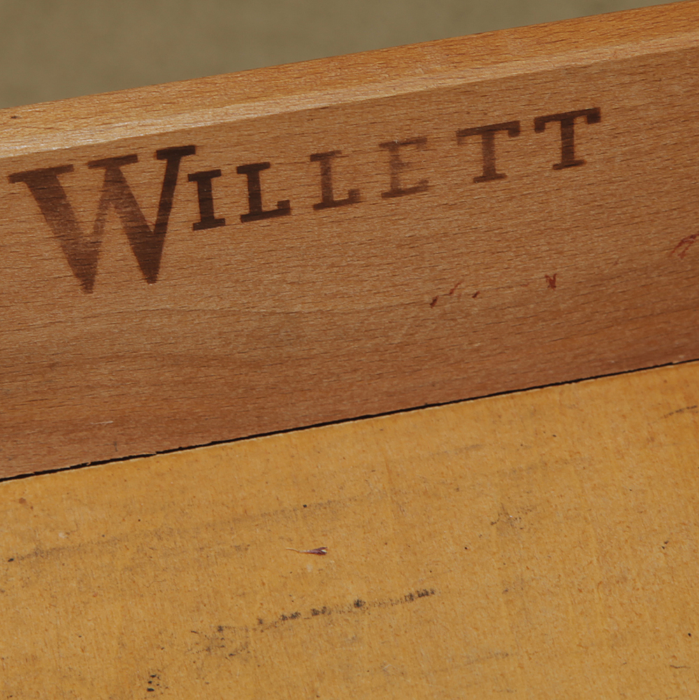 Mid Century Cherry Wood Nightstand by Willett