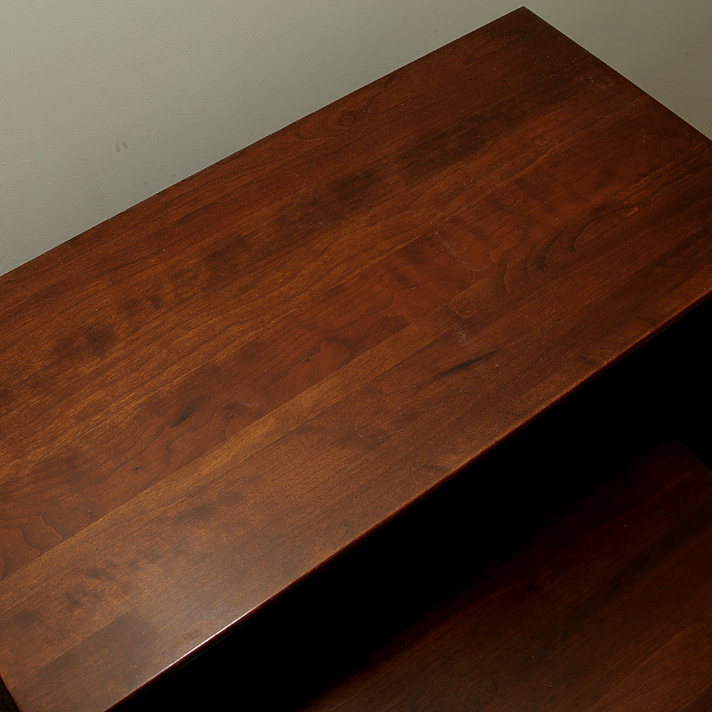 Mid Century Cherry Wood Nightstand by Willett