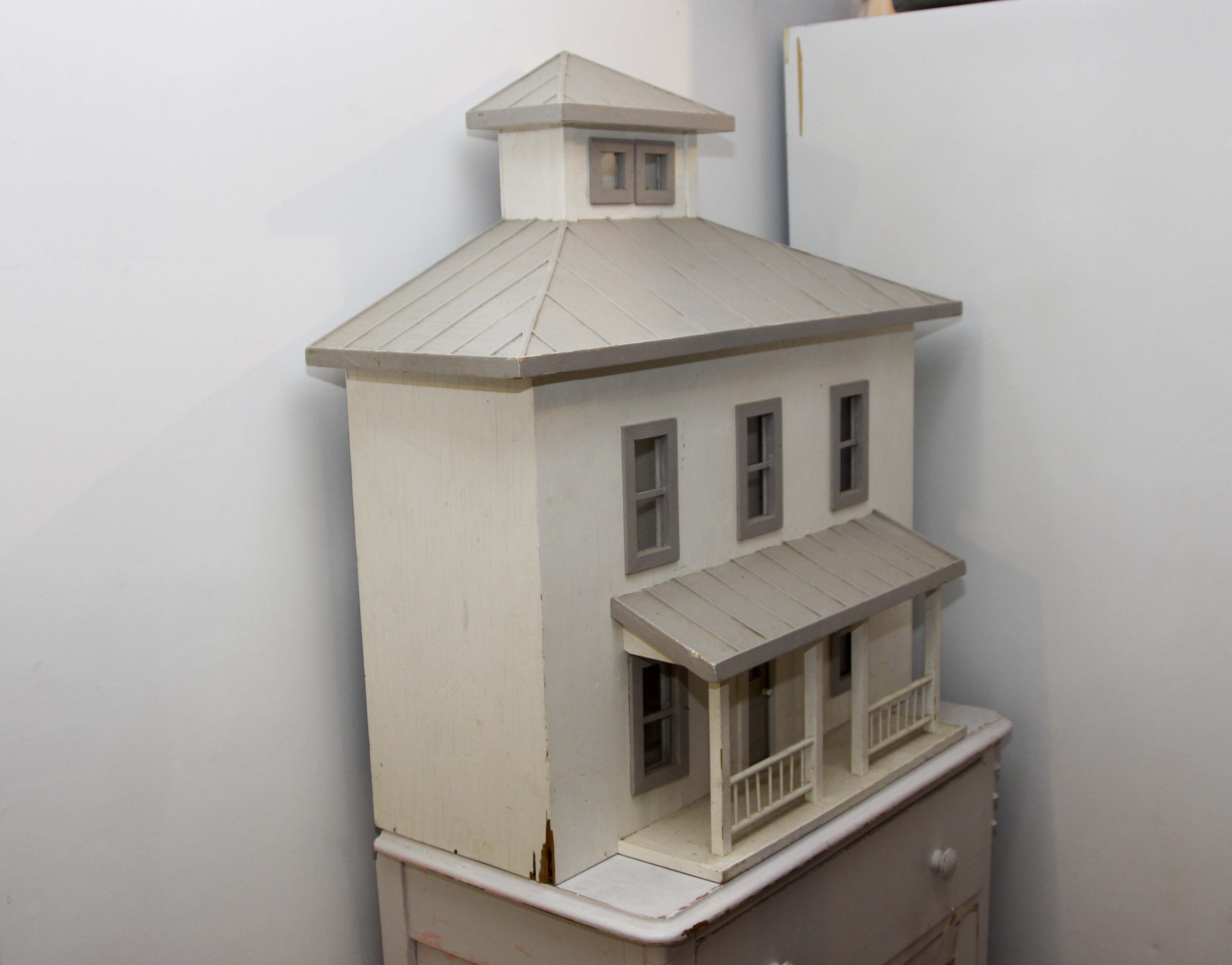 Vintage Wooden Dollhouse