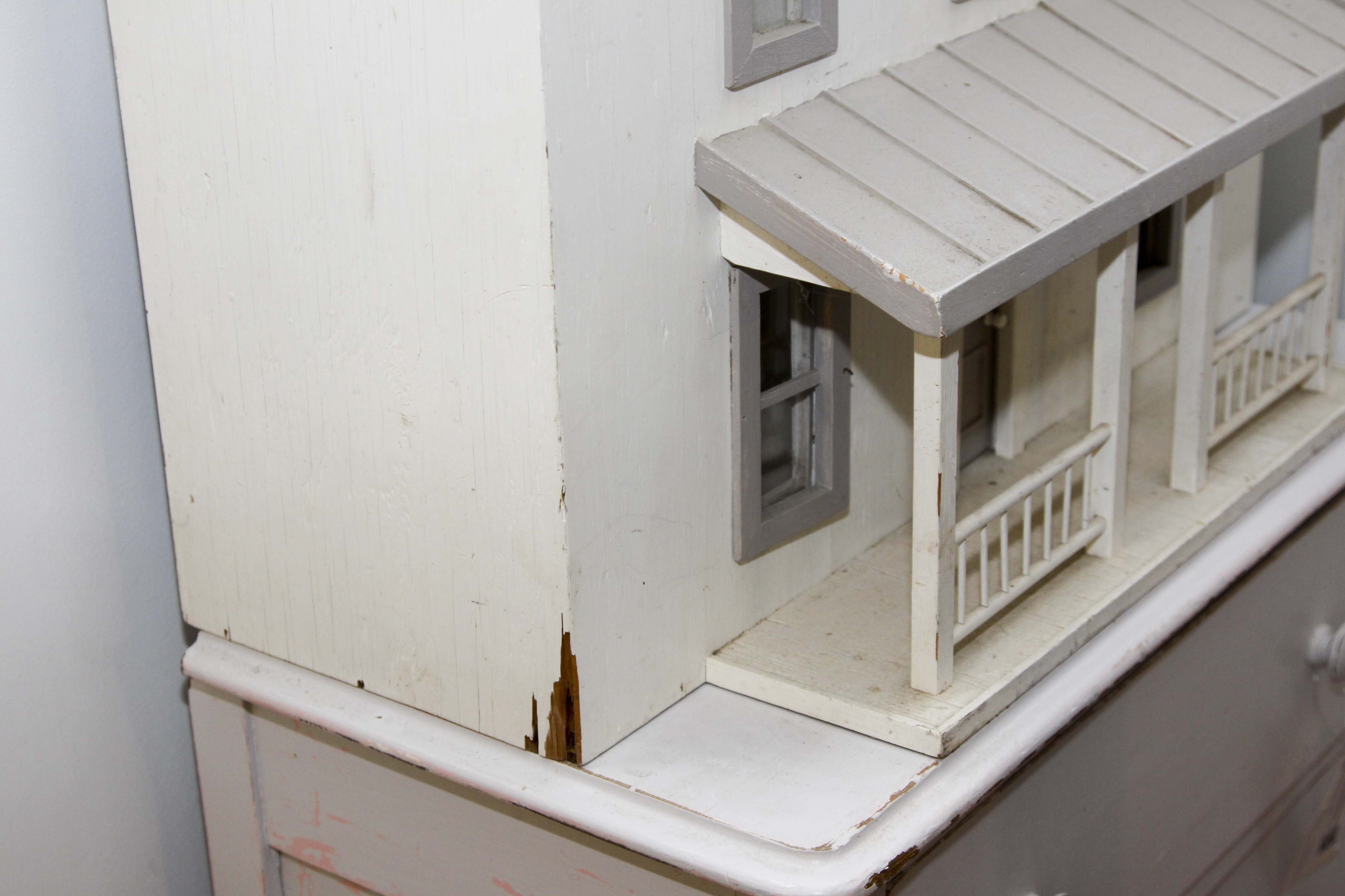 Vintage Wooden Dollhouse