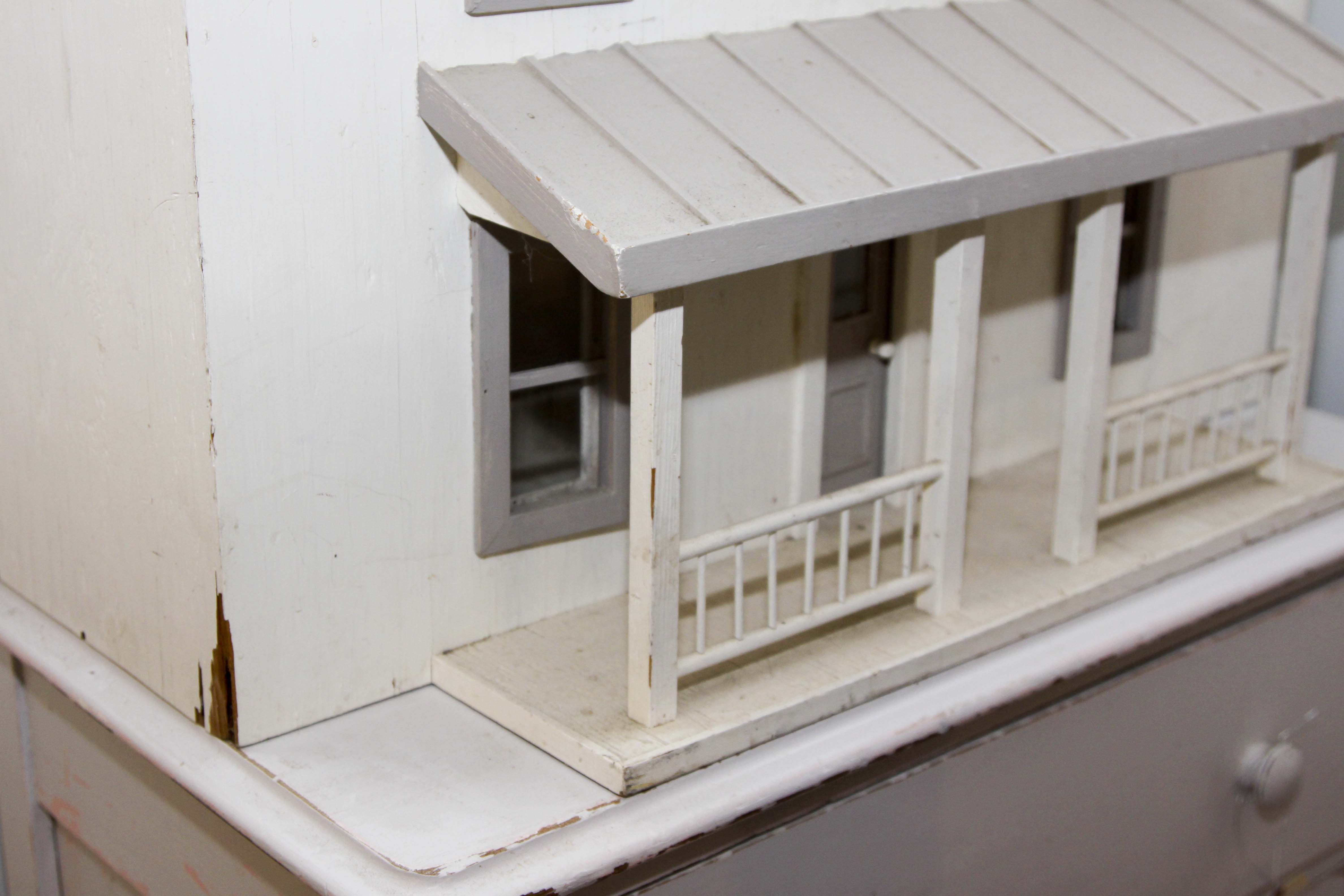 Vintage Wooden Dollhouse