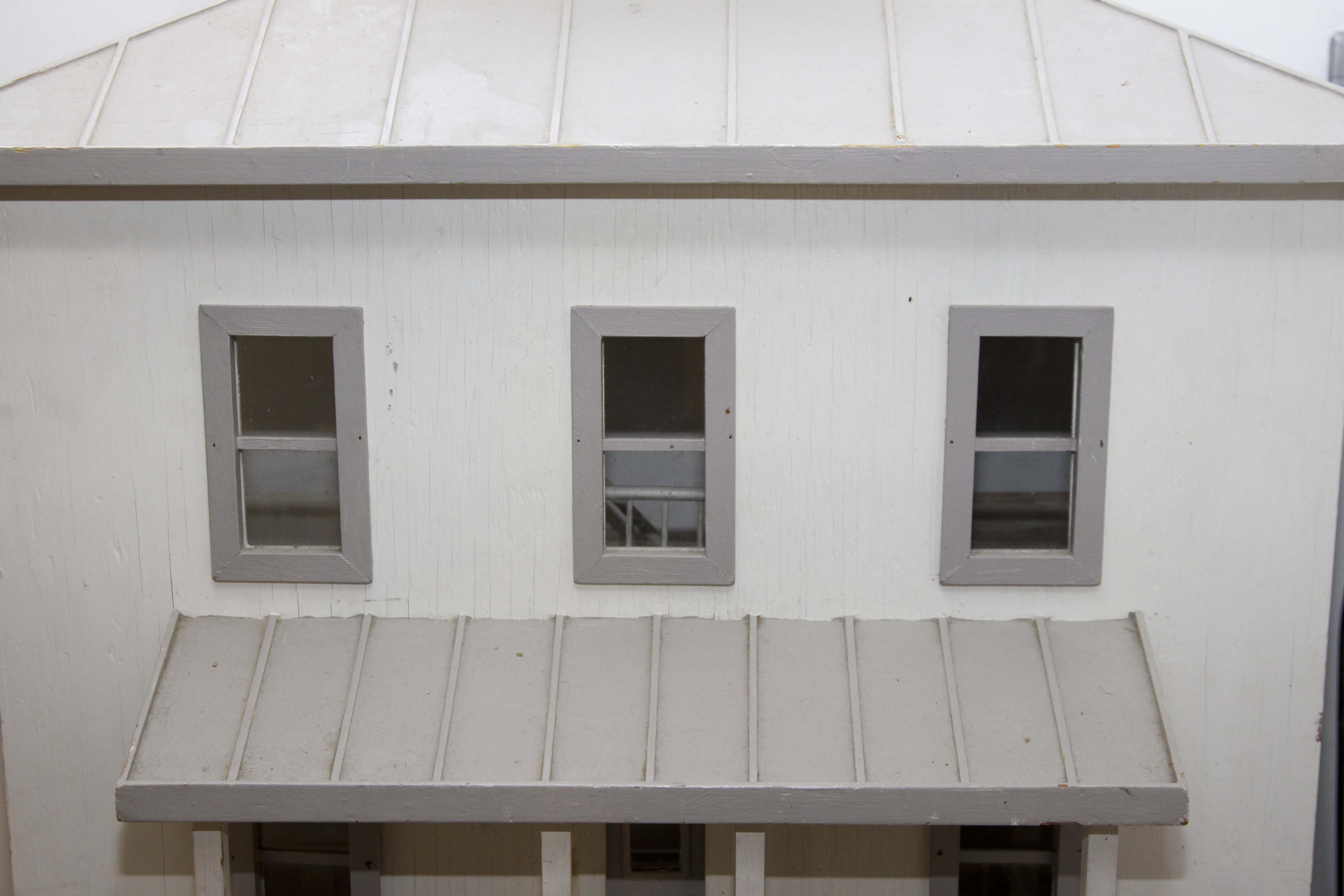 Vintage Wooden Dollhouse