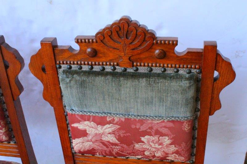 Two Victorian Eastlake Chairs