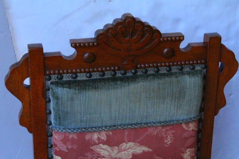 Two Victorian Eastlake Chairs