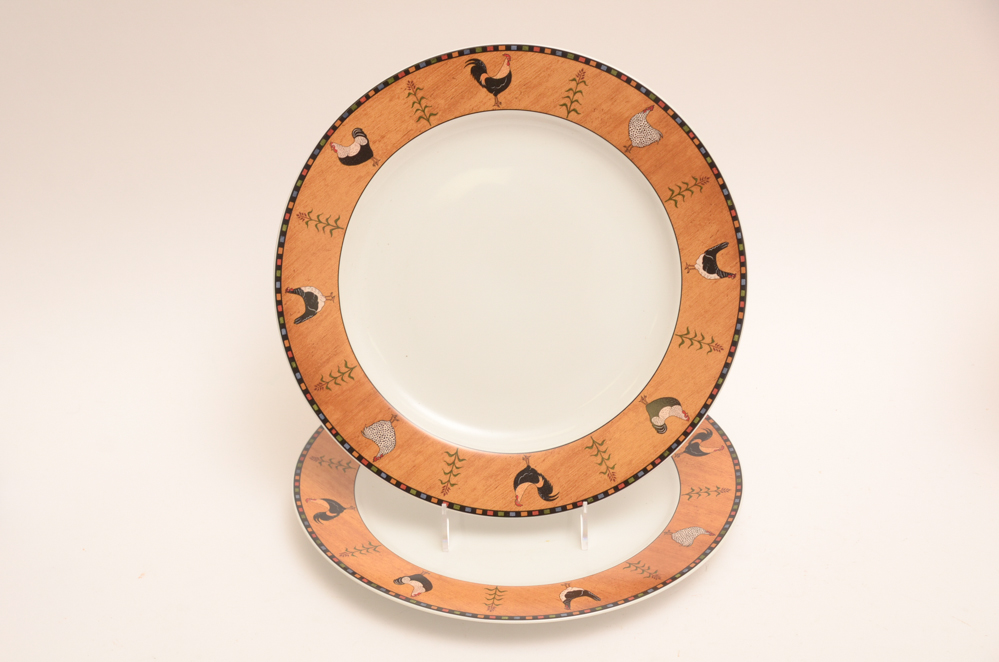 Warren Kimble Rooster Tableware Collection