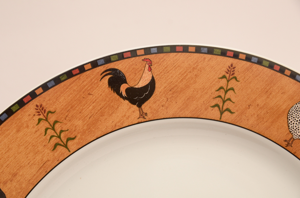 Warren Kimble Rooster Tableware Collection