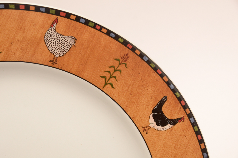 Warren Kimble Rooster Tableware Collection