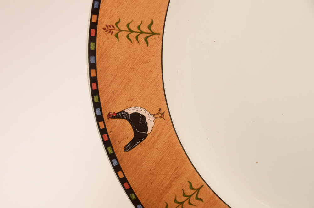 Warren Kimble Rooster Tableware Collection