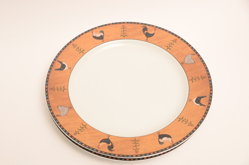 Warren Kimble Rooster Tableware Collection