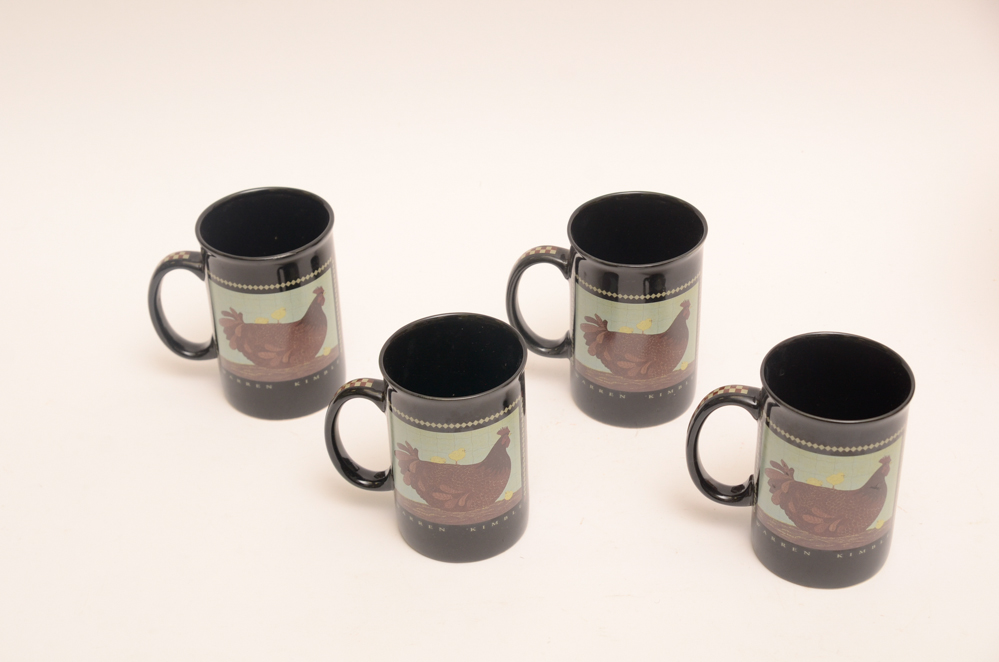 Warren Kimble Rooster Tableware Collection