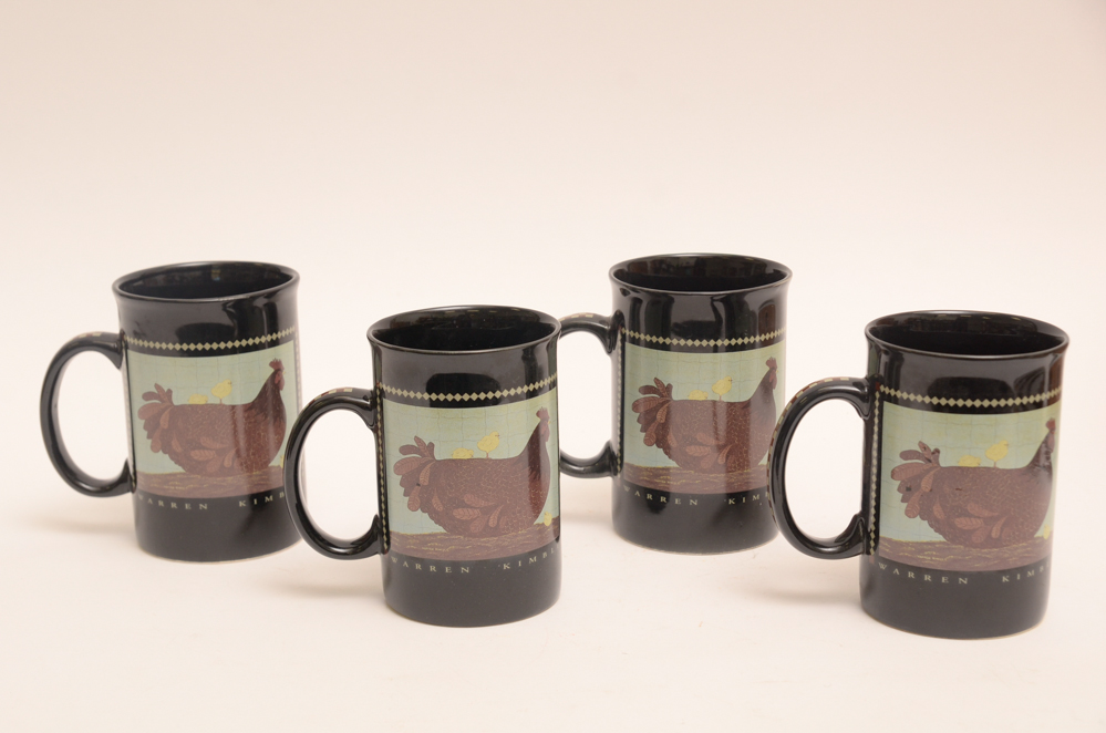 Warren Kimble Rooster Tableware Collection