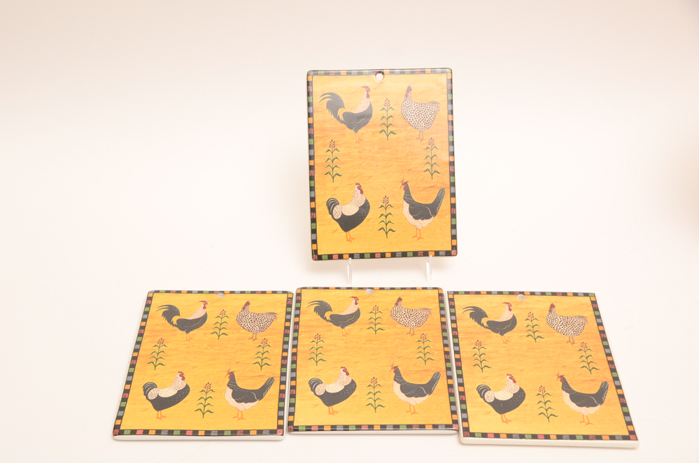 Warren Kimble Rooster Tableware Collection