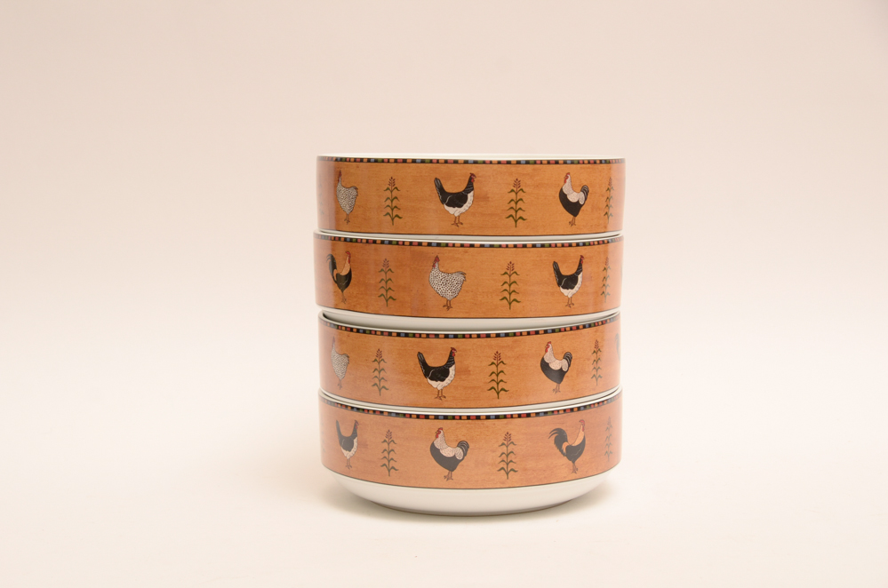 Warren Kimble Rooster Tableware Collection