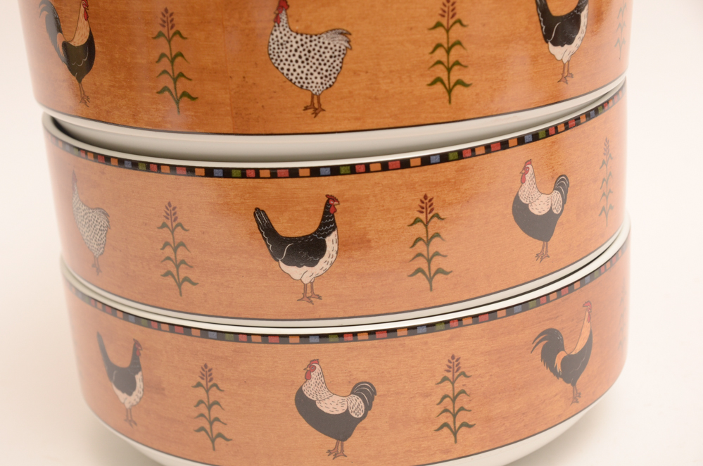 Warren Kimble Rooster Tableware Collection