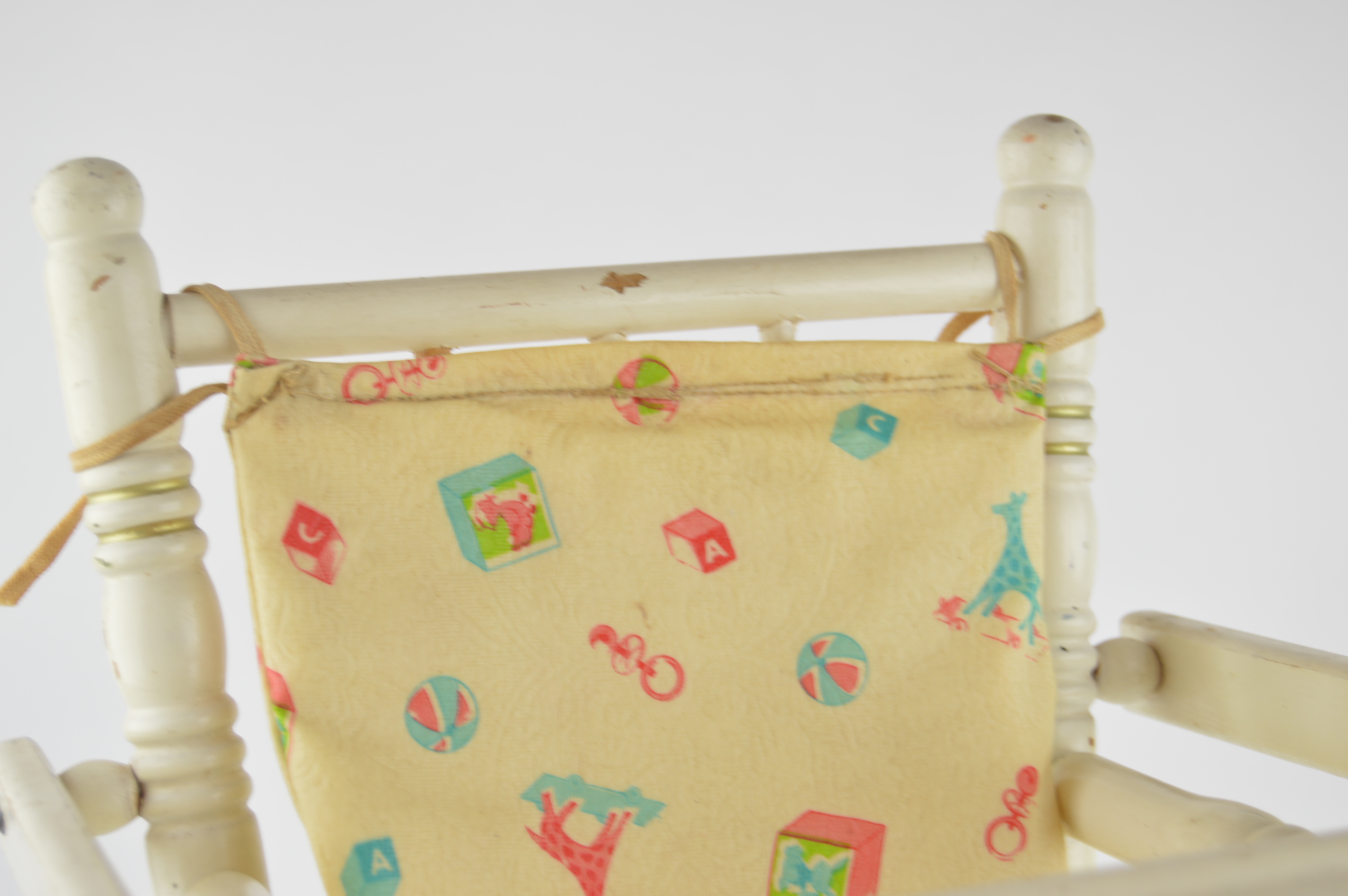 Vintage Madame Alexander "Little Genius" Dionne Quintuplet Composition Doll in High Chair