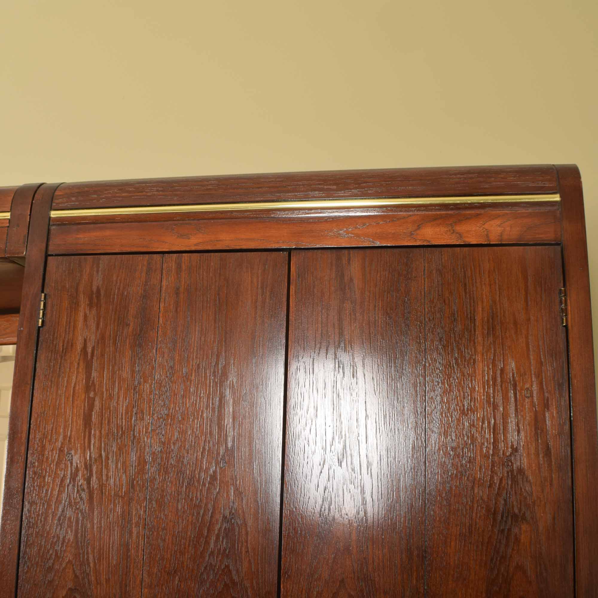 Thomasville King Bedroom Headboard Storage System