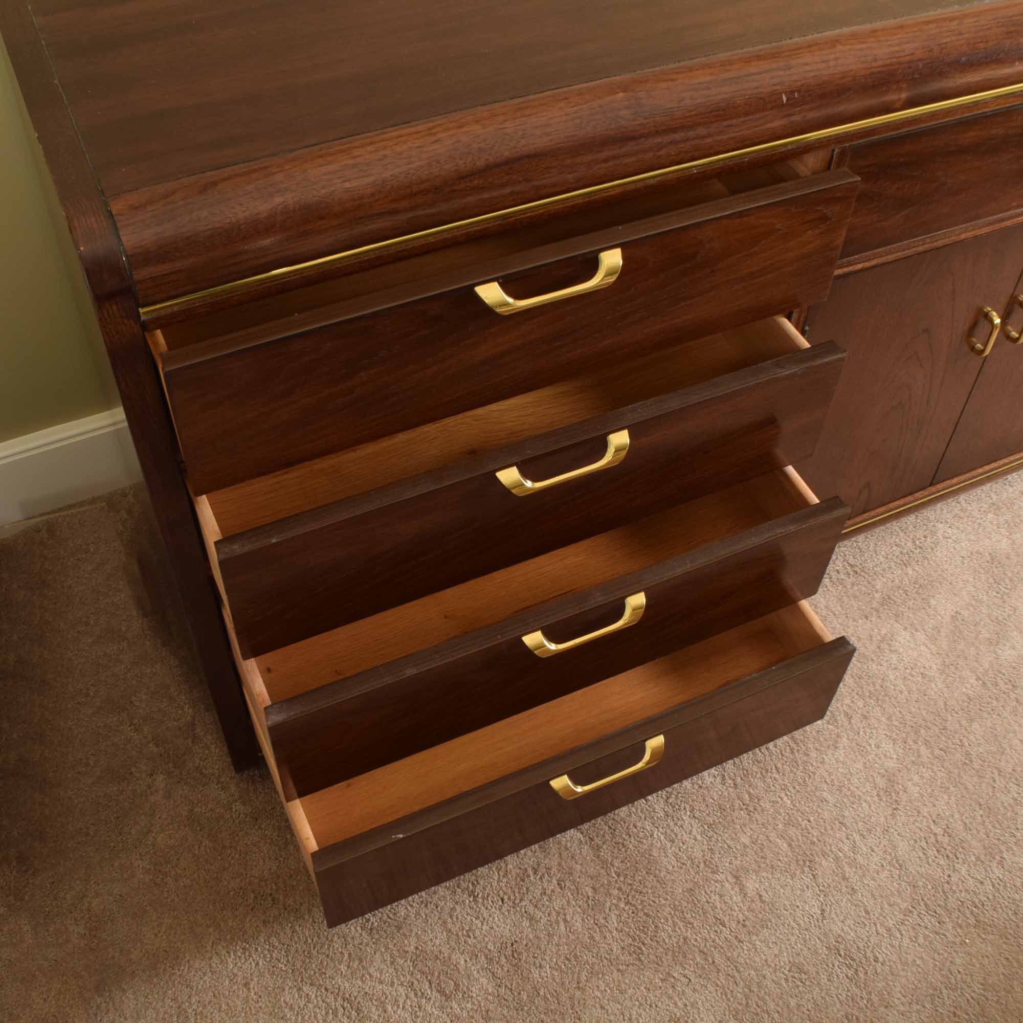 Thomasville Oak Triple Dresser