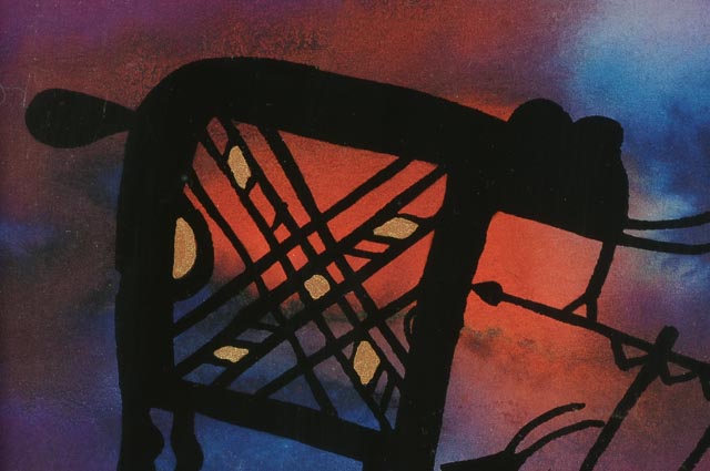 Charles W. Grant Offset Lithograph "Culture Mix II"