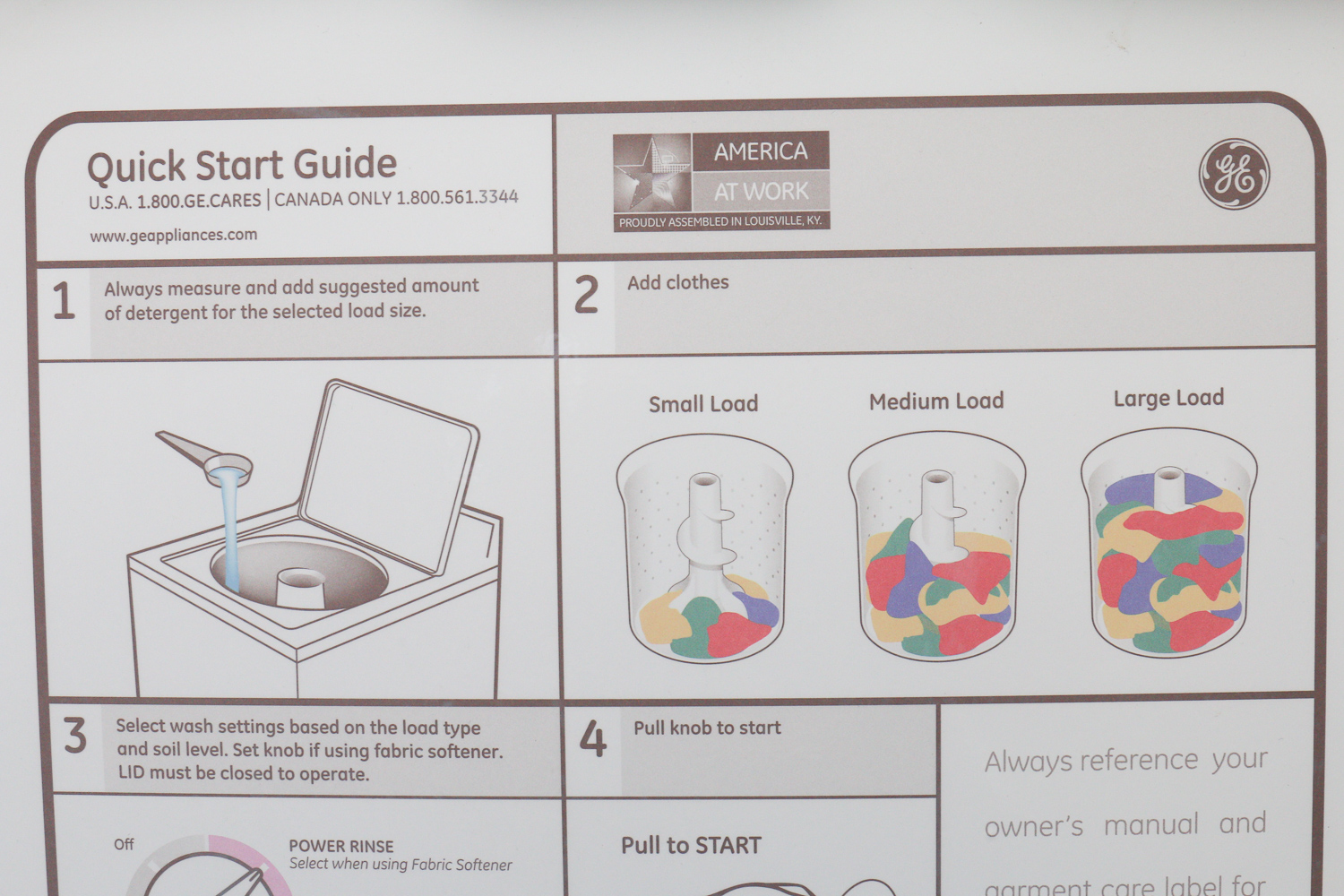 General Electric Washer and Dryer Set