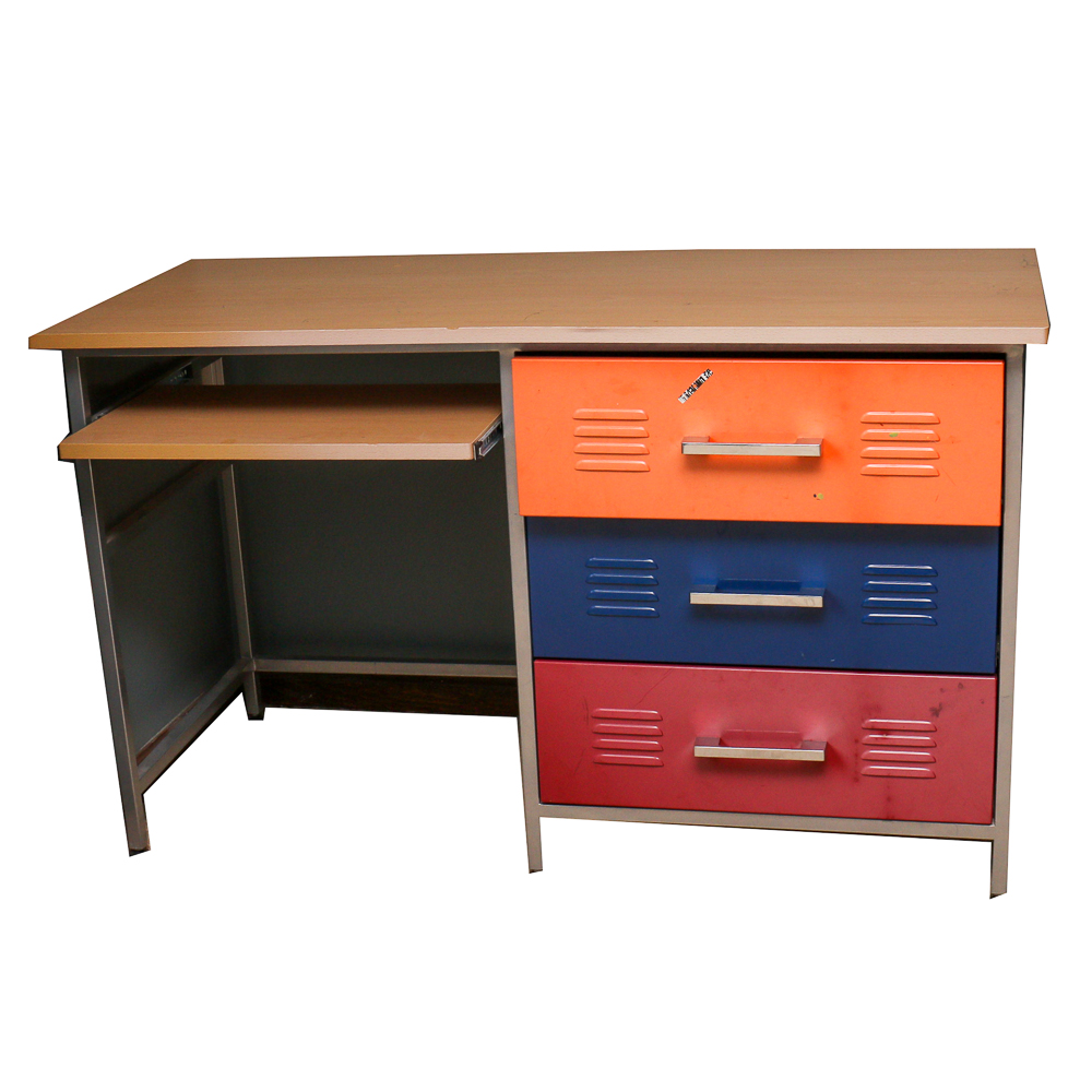 Metal Locker-Style Desk