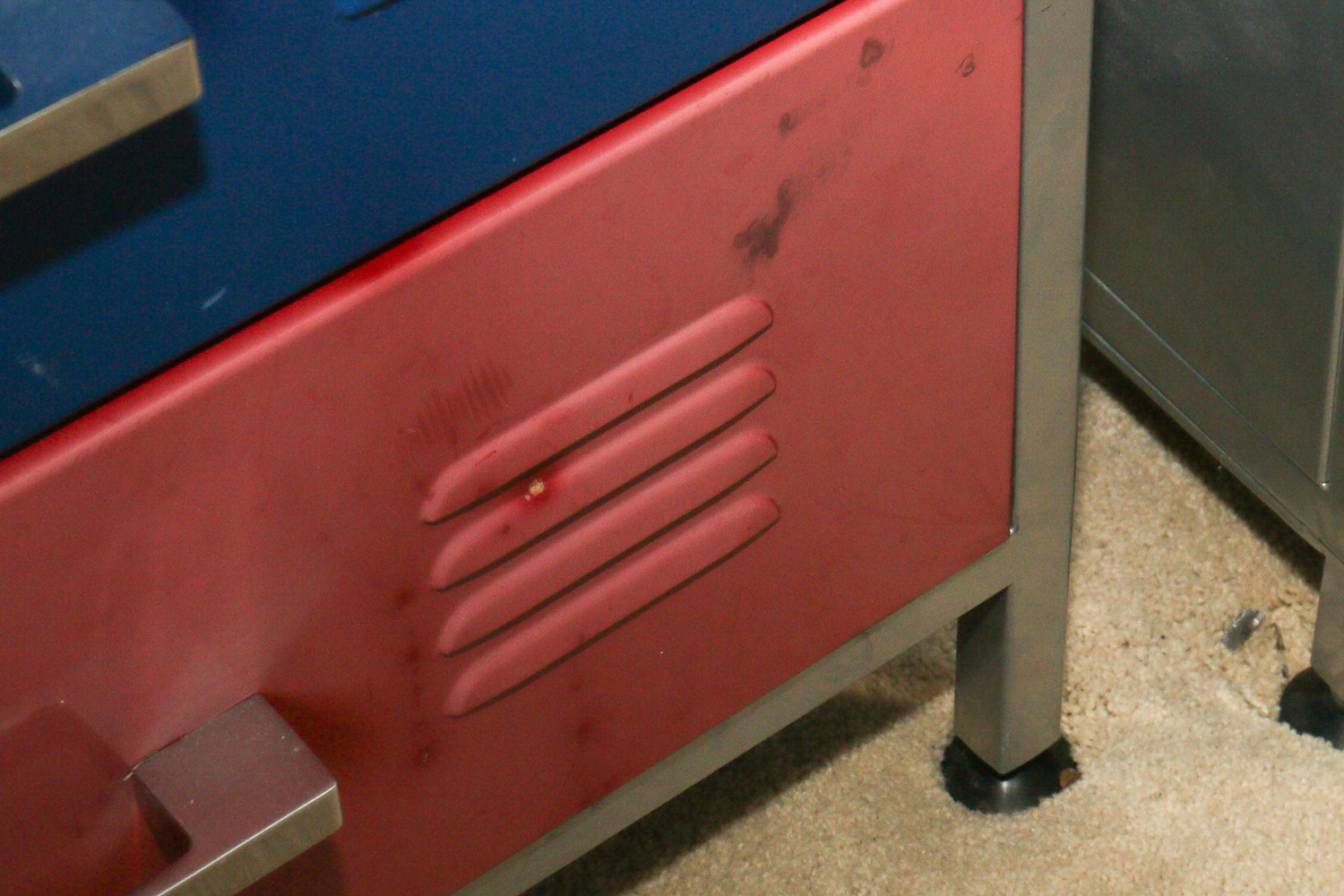 Metal Locker-Style Desk