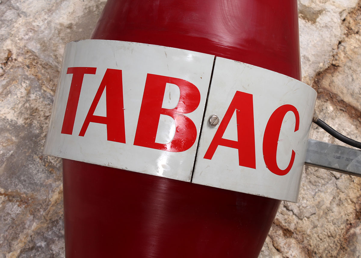 Vintage French La Carotte Tabac Sign