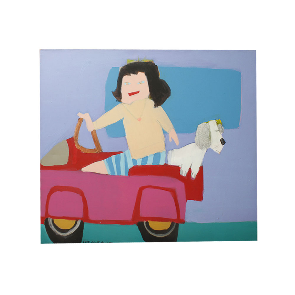 Gene Allcott Painting on Canvas