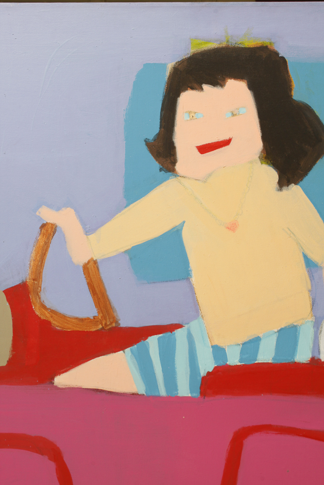 Gene Allcott Painting on Canvas