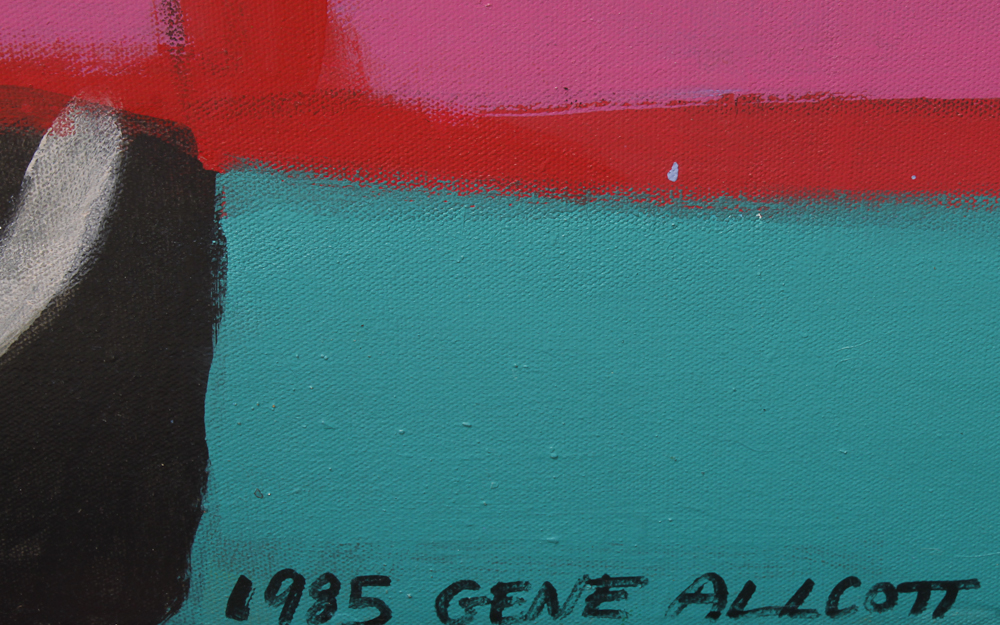Gene Allcott Painting on Canvas