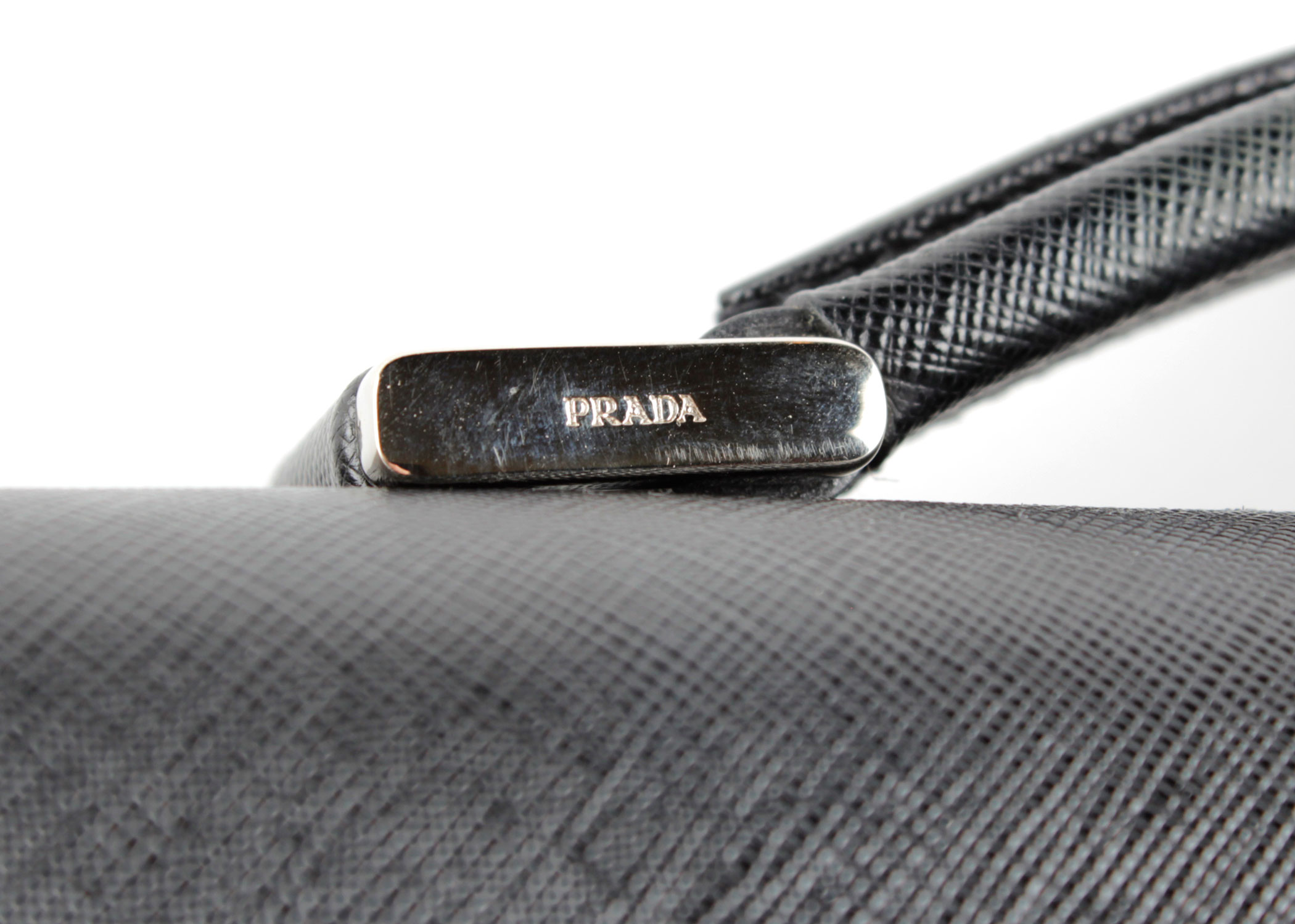Prada Leather Saffiano Briefcase