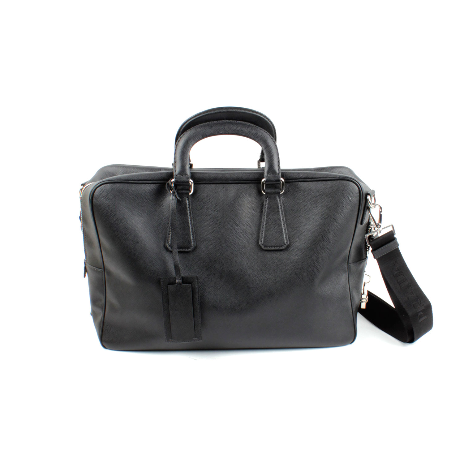 Men's Prada Saffiano Leather Travel Bag