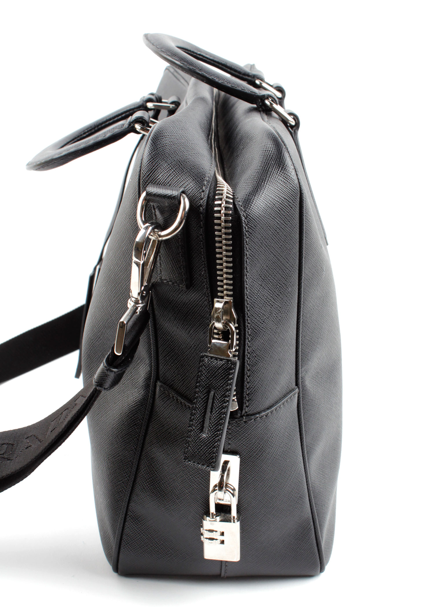 Men's Prada Saffiano Leather Travel Bag