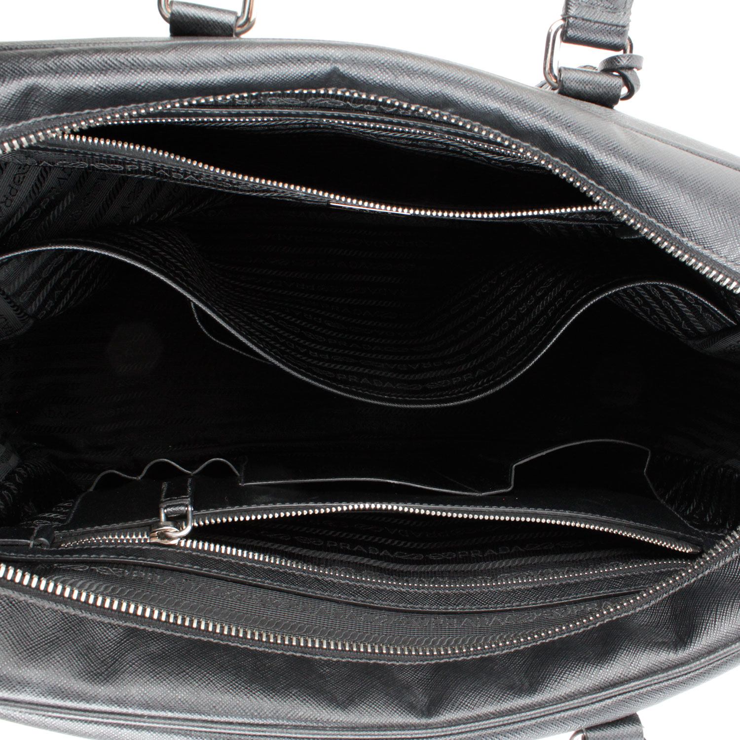 Men's Prada Saffiano Leather Travel Bag