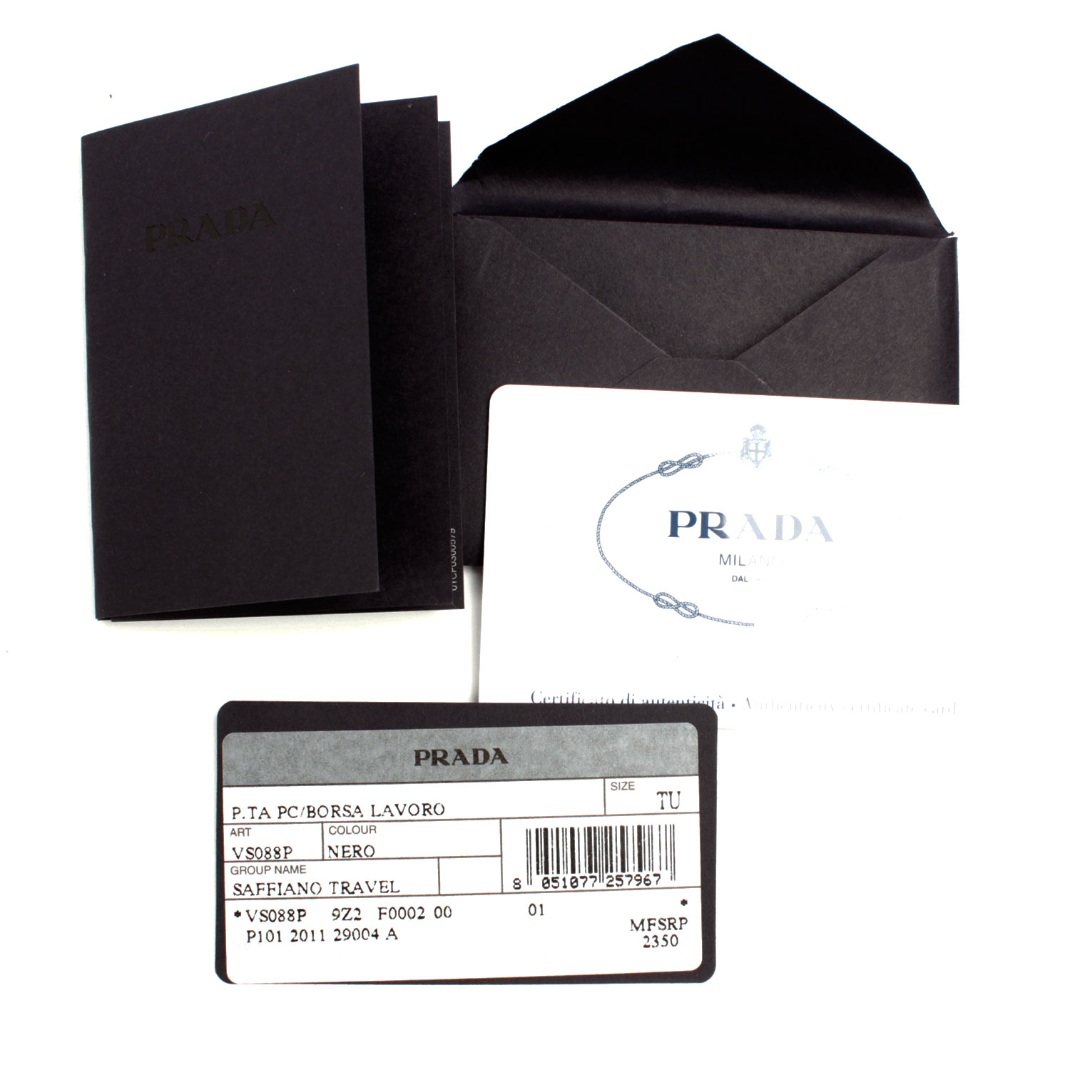 Men's Prada Saffiano Leather Travel Bag