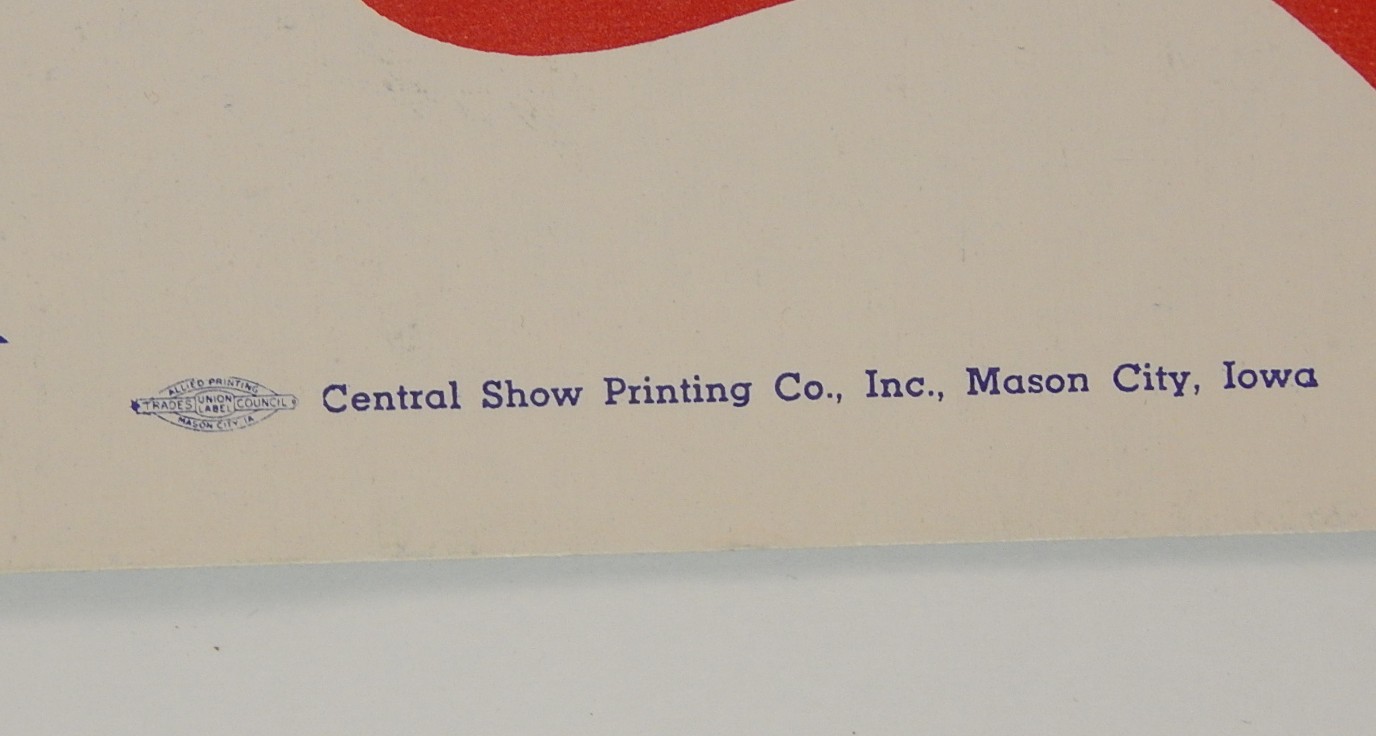 Syrian Shrine Circus Poster at the Cincinnati Gardens