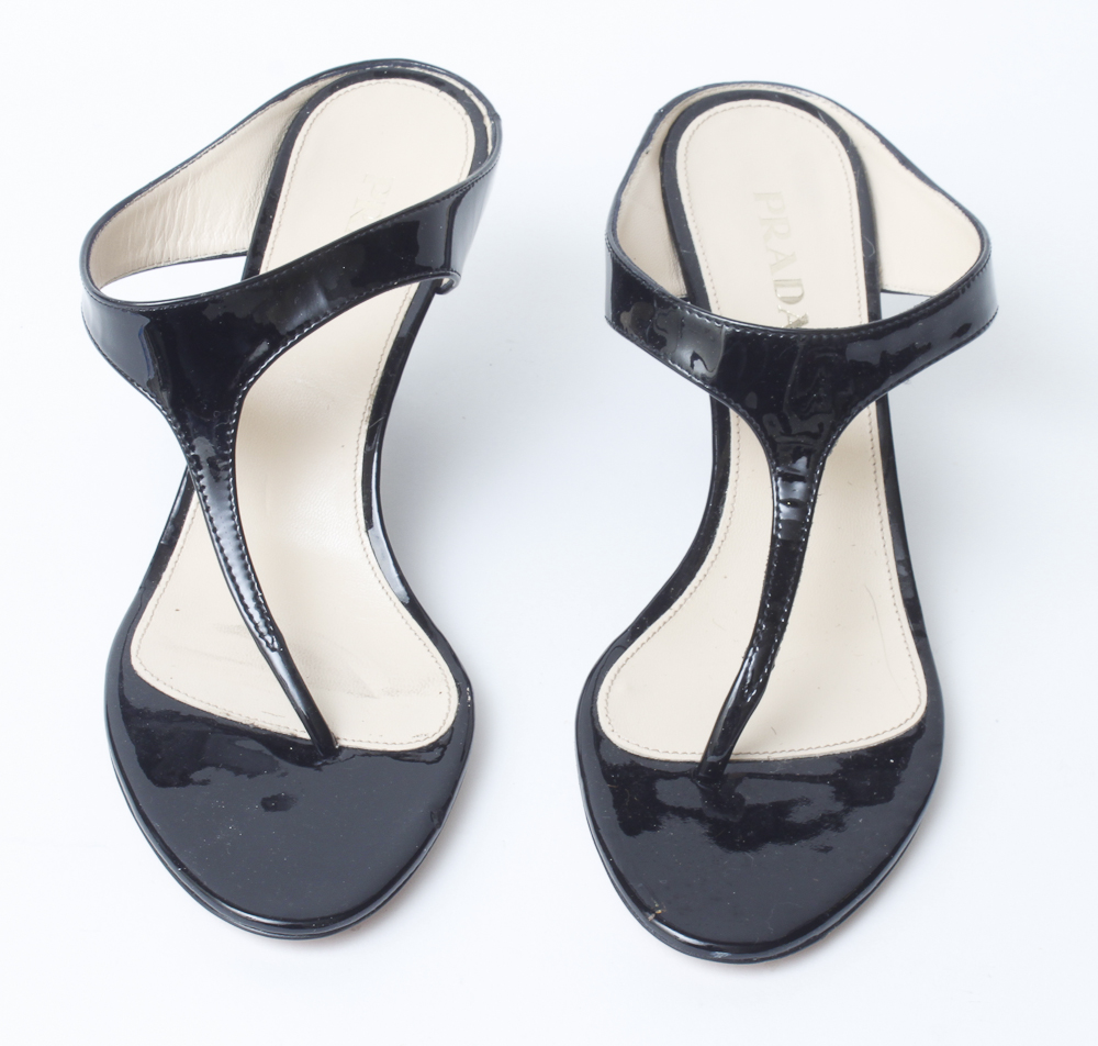 Pair of Women's Prada Wedge Sandals