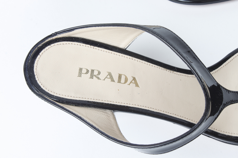 Pair of Women's Prada Wedge Sandals