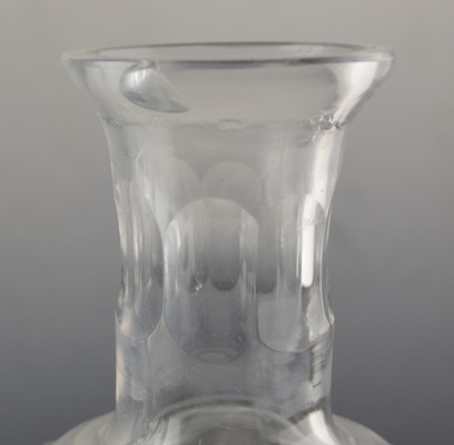 Two Etched Crystal Decanters