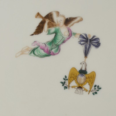 Mottahedeh "Winterthur" Reproduction Porcelain Plate