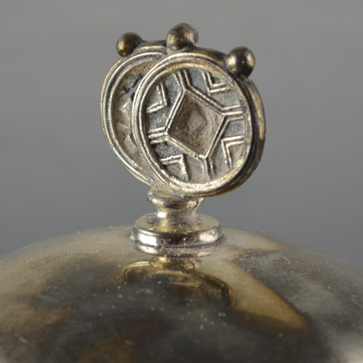 Silver Plated Chased Covered Butter and Spreader