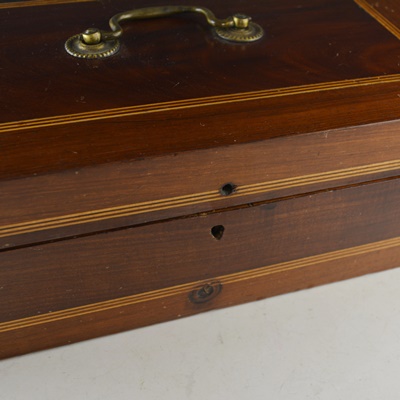 Wood Inlay/Veneer Pine Box