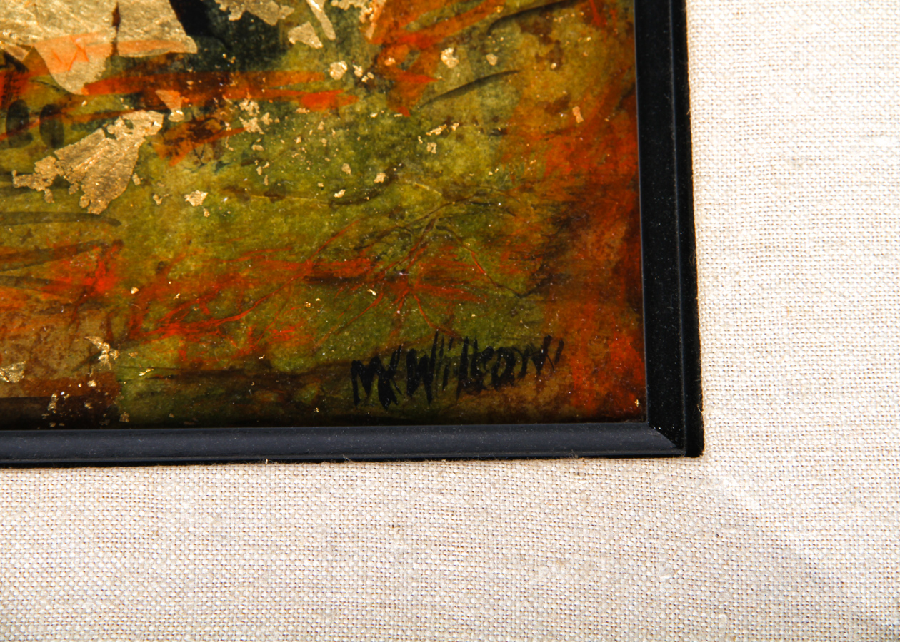 Golden Gate Bridge Oil Painting on Paper